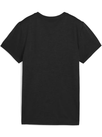 Puma T-Shirt "W TAD ESSENTIAL Heather Logo Tee" in Schwarz