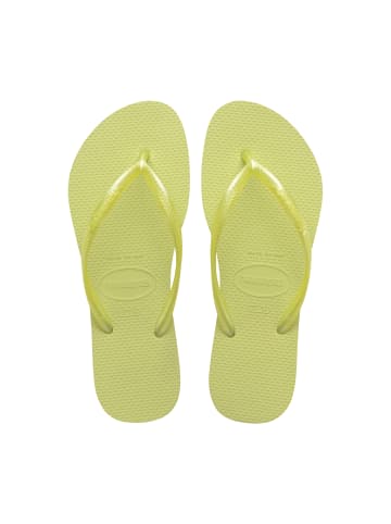 Havaianas Kinder-Flip-Flops zum Hineinschlüpfen, schmal geschnitten Grün