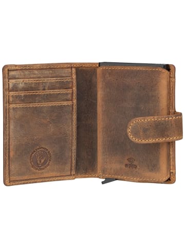 Greenburry Geldbörse Vintage in Sattelbraun