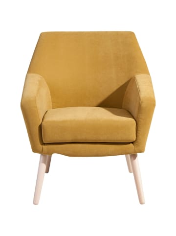 others SESSEL Kachka Bezug Veloursstoff Buche natur / mais