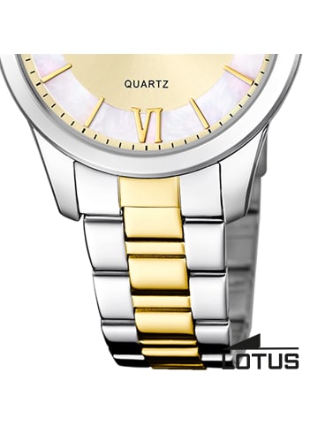 Lotus Chronograph-Armbanduhr Lotus Classic silber, gold mittel (ca. 34mm)