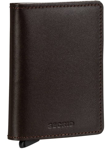 Secrid Geldbörse Slimwallet Original in Dark Brown
