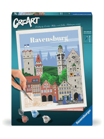 Ravensburger Malprodukte CreArt Citys - Farbenfrohes Ravensburg CreArt Adults Trend Ab 12 Jahre in bunt