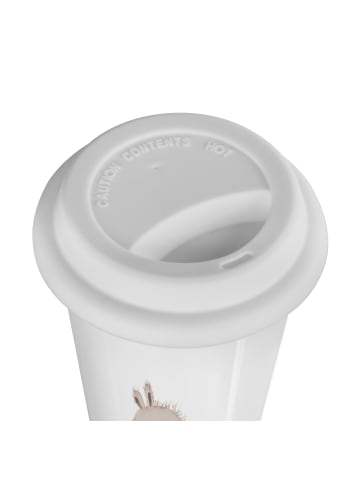 Mr. & Mrs. Panda Thermobecher Bär Marienkäfer ohne Spruch in Weiß