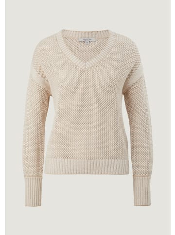 comma Strickpullover in 82G8_sandfarben