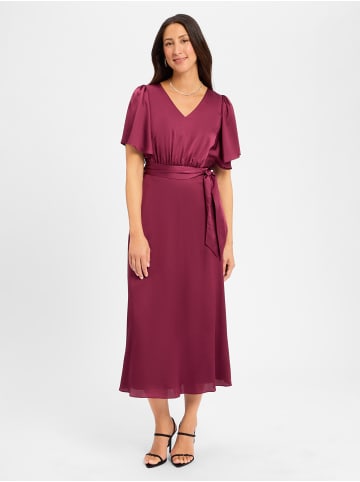 Marie Lund Kleid in aubergine - 0002