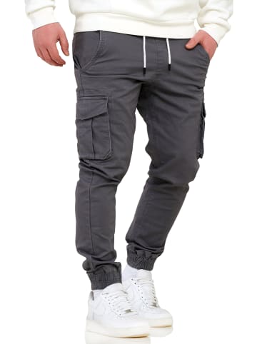 SOUL STAR Cargohose - SPROSEAU Jogger Chino Jeans Hose Stoffhose in Dark Grey