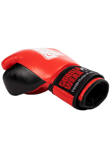 Gorilla Wear Boxhandschuhe - Ashton Pro - Rot/Schwarz