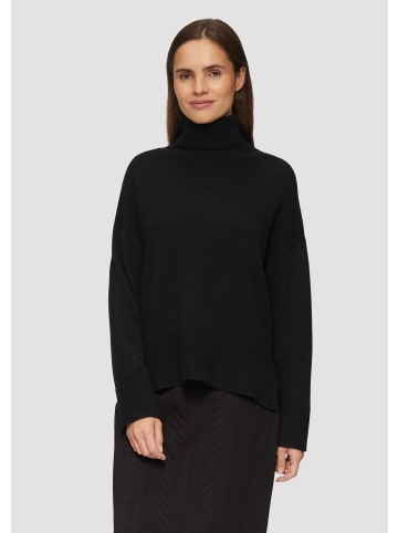 s.Oliver Strickpullover langarm in Schwarz