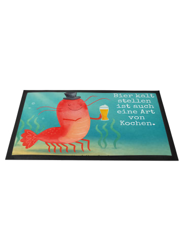 Mr. & Mrs. Panda Schmutzfangmatte Hummer Weizen Design mit Spruch in Weiß