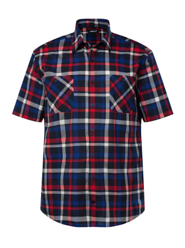 Men Plus Hemd in navy blau