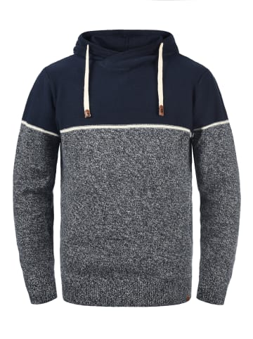 INDICODE Kapuzenpullover IDLynde 35419MM Strickpulli aus Feinstrick in dunkelblau
