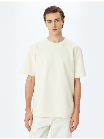 KOTON TSHIRT SS in Ekru