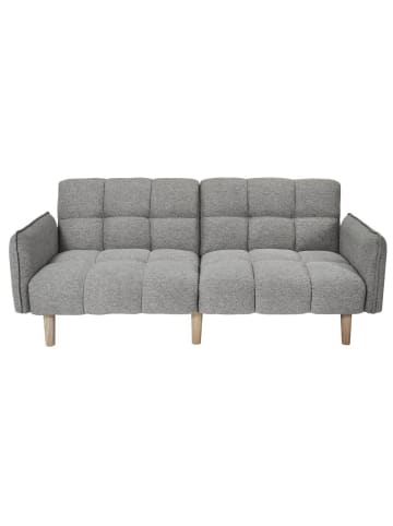 CALICOSY Schlafsofa aus grauem Stoff B1 in Grau - (W)195  x (H)83  x (L)91 cm
