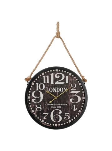 Atmosphera Créateur d'intérieur Wanduhr in schwarz