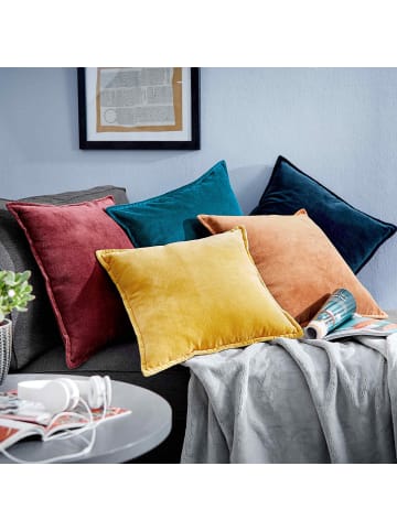 Butlers Dekokissen COTTON VELVET in Rot