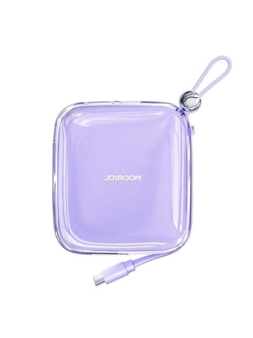 COFI 1453 10000 mAh Powerbank USB anschluss und kompatibel mit iPhone Lila in Lila