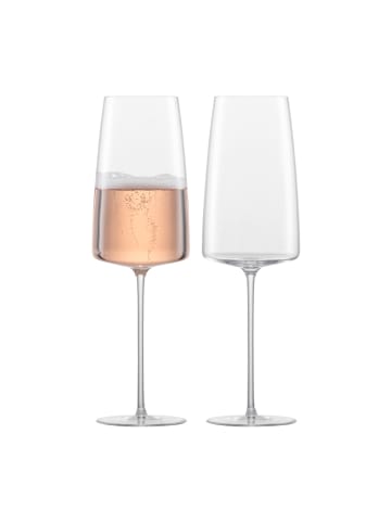 Zwiesel Glas 2er Set Sektgläser leicht & frisch Simplify 407 ml in transparent
