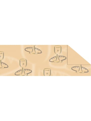 Buntpapierfabrik Ludwig Bähr Tonkarton 220g/qm A4 Packung mit 5 Bogen Christliche Symbole Brot+Wein
