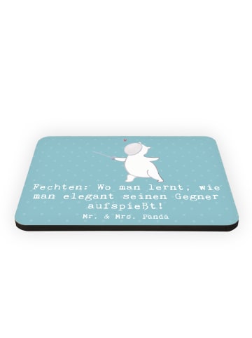 Mr. & Mrs. Panda magnet Fechten Eleganz mit Spruch in Meeresbrise