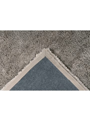 Kayoom Hochflor Teppich Bali 110 in silbergrau - rechteckig