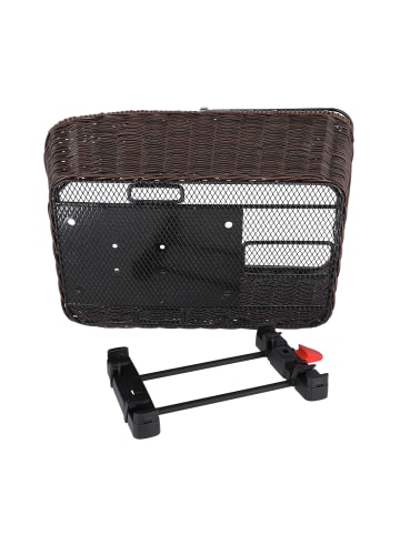 KLICKfix Hinterrad- Korb Structura, Racktime in braun