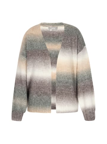Usha Damen Cardigan in Grau Mehrfarbig