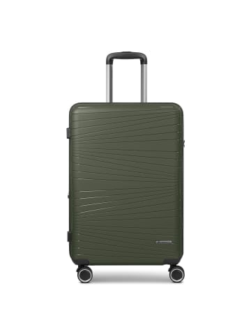 Franky Dallas 3.0 4 Rollen Trolley M 65 cm mit Dehnfalte in olive