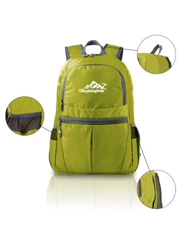 Intirilife Faltbarer Rucksack - 36L in Limette