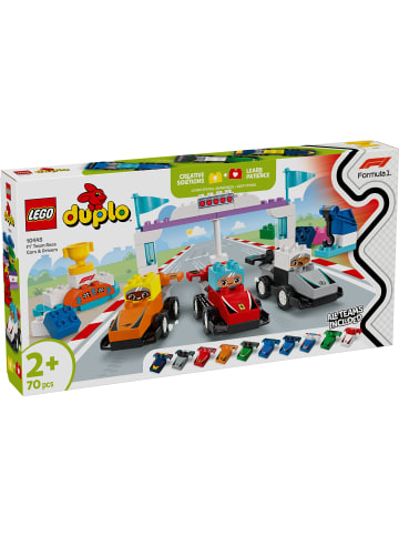 LEGO Duplo 10445 F1® Team Rennautos mit Rennfahrern