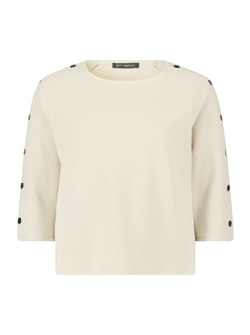 Betty Barclay Casual-Shirt mit Knöpfen in Grau Beige