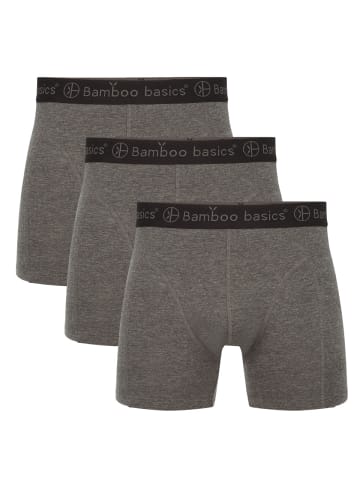 Bamboo Basics Boxershort 3er Pack in Grau