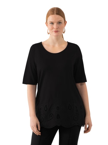 Ulla Popken Shirt in schwarz