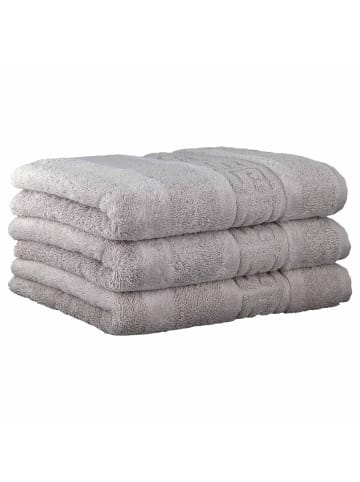 Cawö Handtuch 3er Pack in Silber