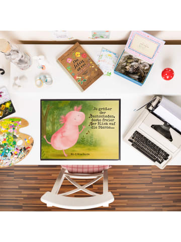 Mr. & Mrs. Panda schreibtischunterlage Axolotl Tanzen Design mit... in Weiß