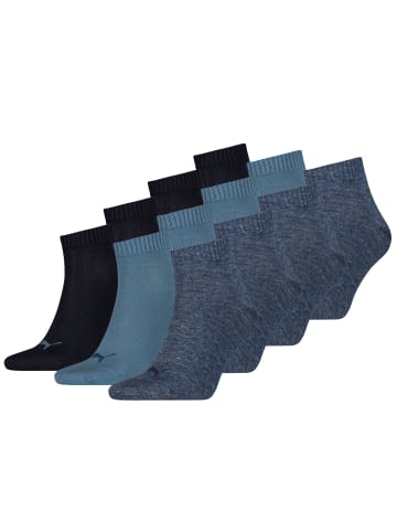 Puma Socken PUMA UNISEX QUARTER PLAIN 3P in 460 denim blue