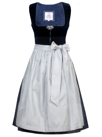 MarJo Dirndl HEIDI in blau - silber