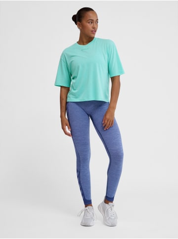 Hummel T-Shirt Hmlmt Vanja Multisport Damen in POOL BLUE