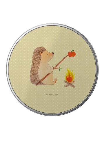 Mr. & Mrs. Panda Metalldose Igel Grillen ohne Spruch in Gelb Pastell