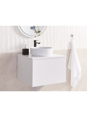 Beliani Waschbeckenunterschrank ALZIRA in Weiß - (W) 60 x (H) 40 x (L) 52 cm