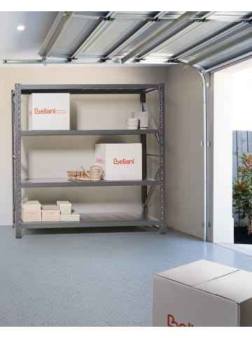 Beliani Ablageregal FIUGGI in Schwarz - (W) 200 x (H) 200 x (L) 60 cm