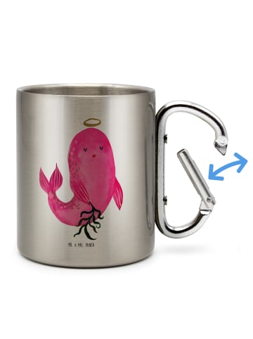 Mr. & Mrs. Panda Kaffeetasse Sternzeichen Jungfrau ohne Spruch in Silber