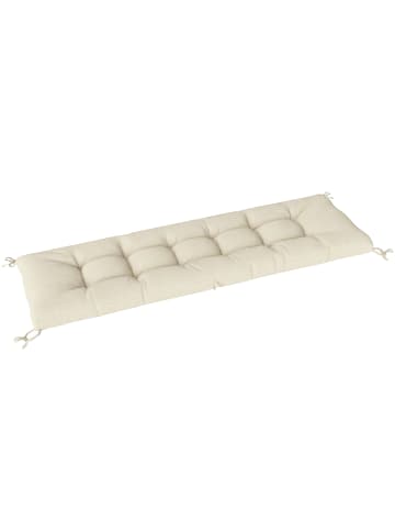Outsunny Sitzkissen in Beige 198L x 65B x 13H cm
