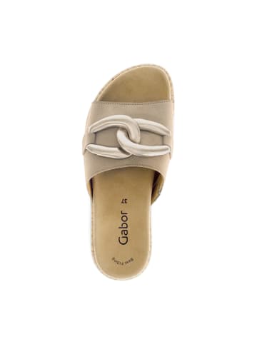 Gabor Plateau Pantoletten in Beige