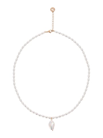 Usha Women Necklace in Rose Gold White