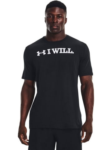 Under Armour T-Shirt "UA I Wll Short Sleeve" in Schwarz