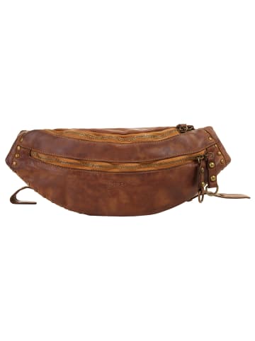 X-ZONE Crossover Bag echt Leder in cognac