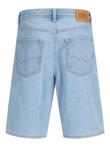 JACK & JONES Junior Jjialex Baggy Jeansshorts in blue denim