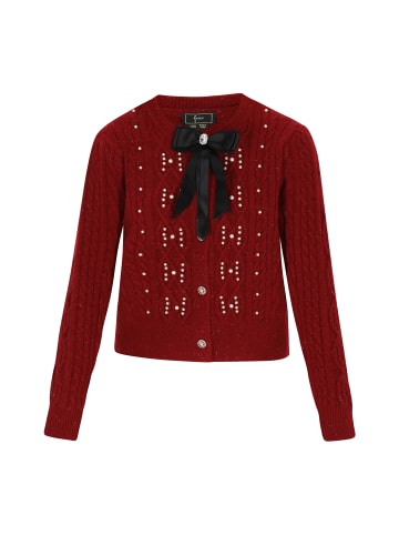 faina Women Cardigan in burgundy