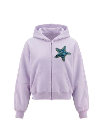 IZIA Women Hoodie in Lavender